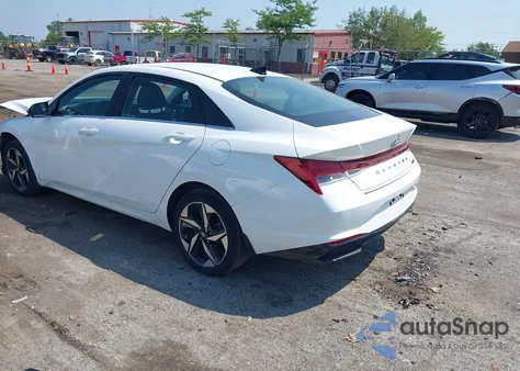 2023 Hyundai Elantra Hybrid Limited из США, поврежденный, VIN KMHLN4AJ9PU070351